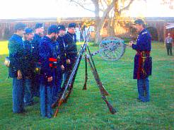 GUARDS READING TO GO ON POST